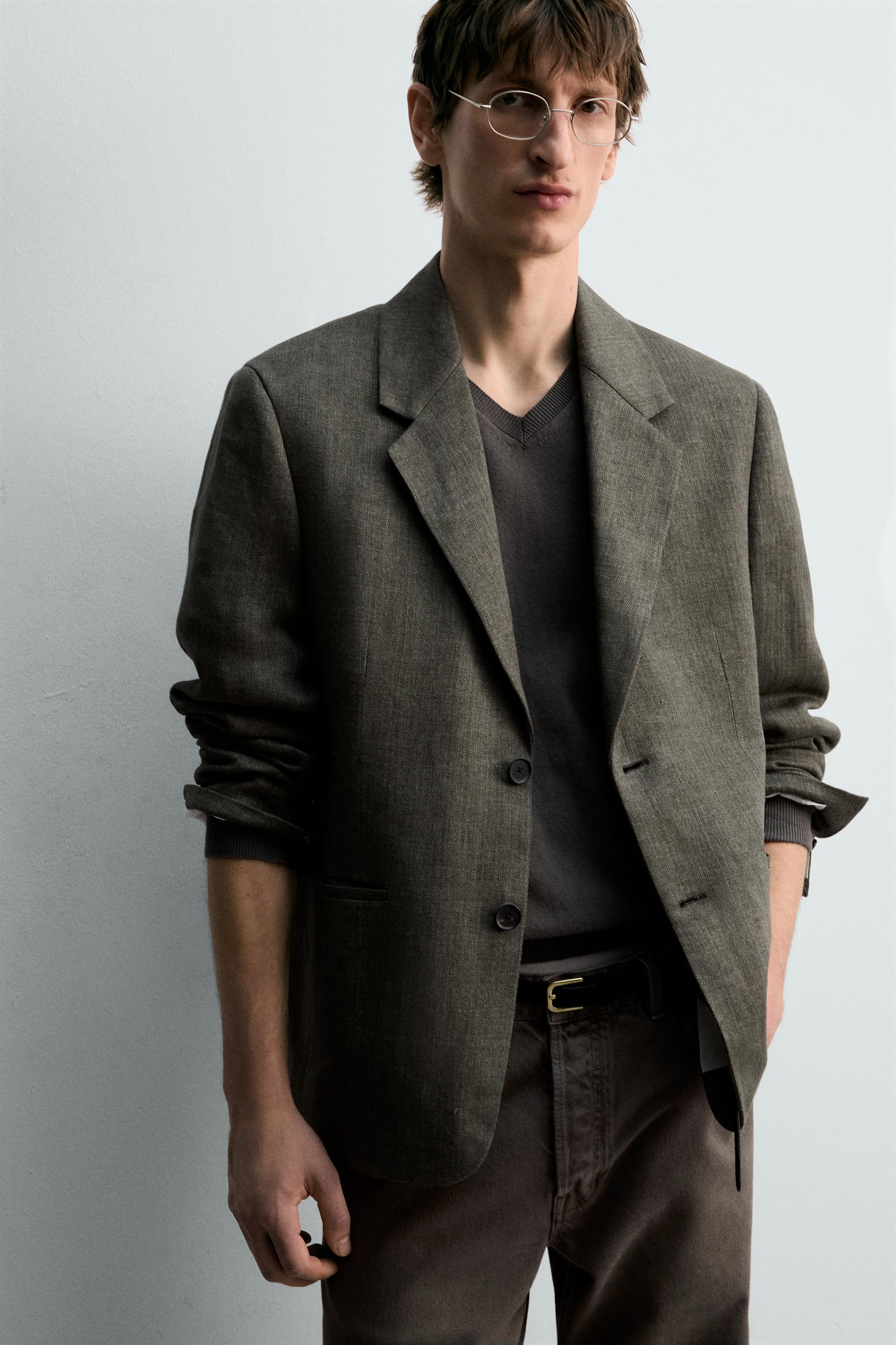 VESTE STRUCTURÉE 100% LIN
